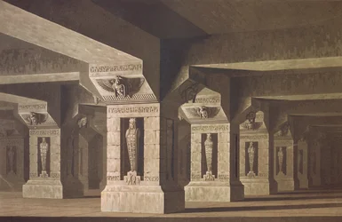 Scenografi til akt II, scene xx af 